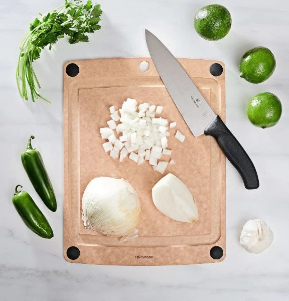 Cutting Board with Juice Grooves - Durable PP Plastic Chopping Board for  Effortless Food Preparation - Essential Kitchen Gadget and Accessory