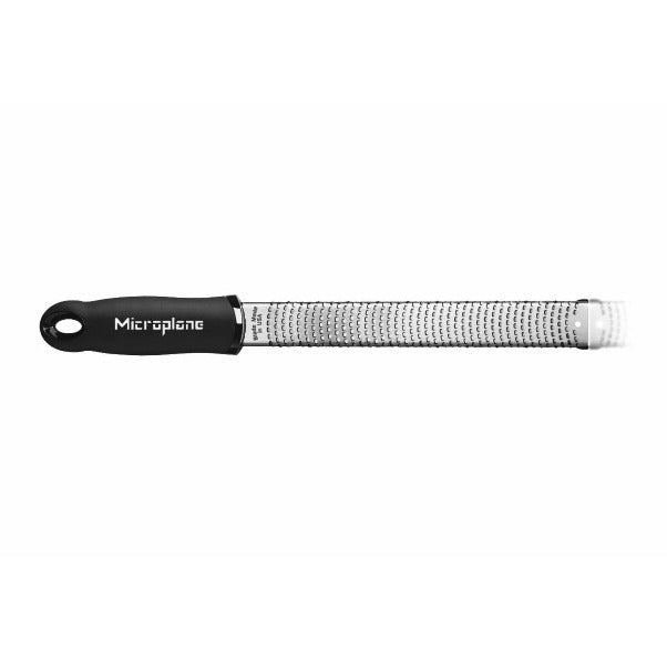 Black Classic Stainless Steel Zester and Cheese Grater (hard handle)